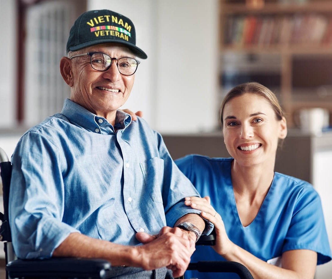 Veteran receiving home care